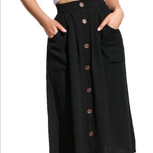 Black Midi Skirt